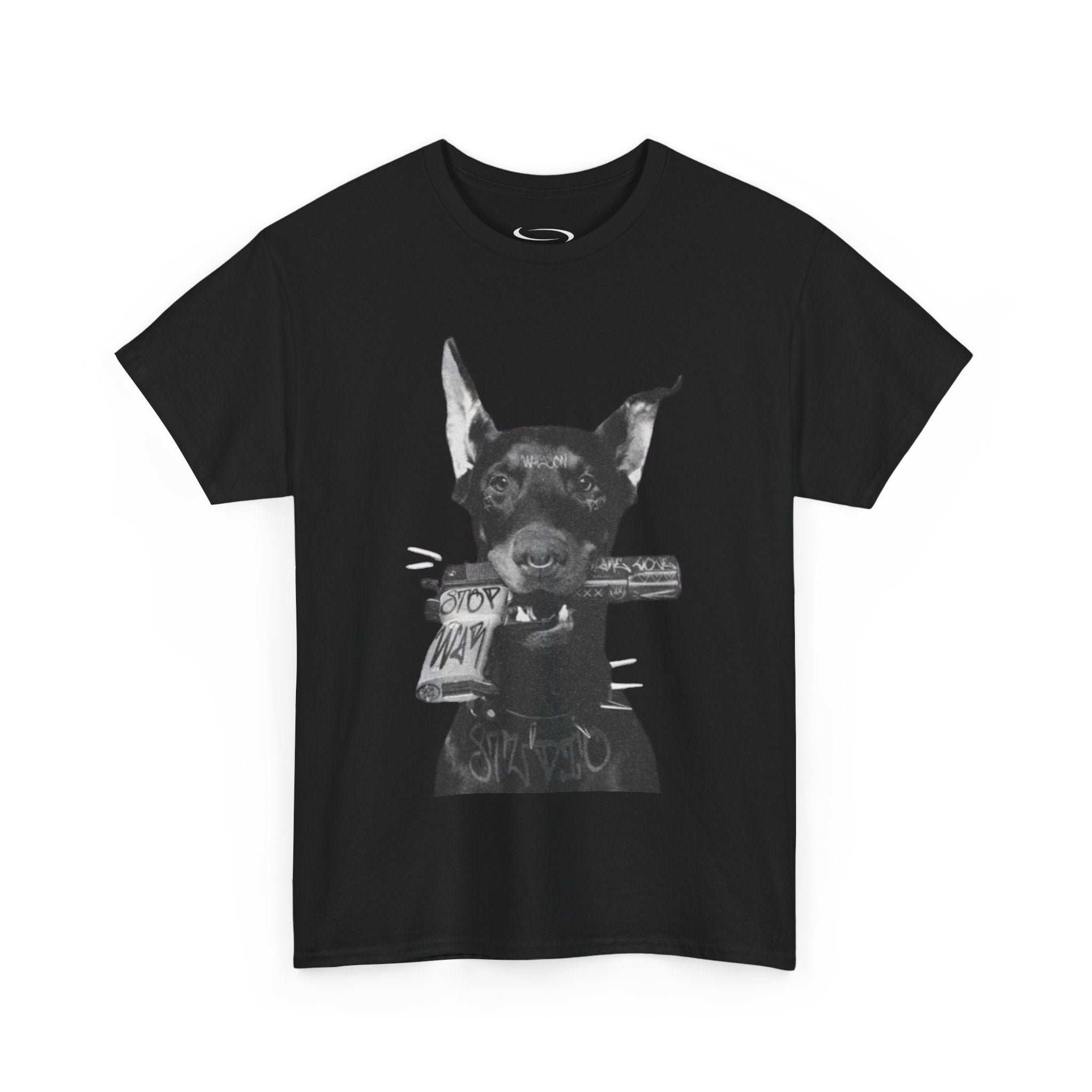 DORRES© Dobermann with a Gun Tee