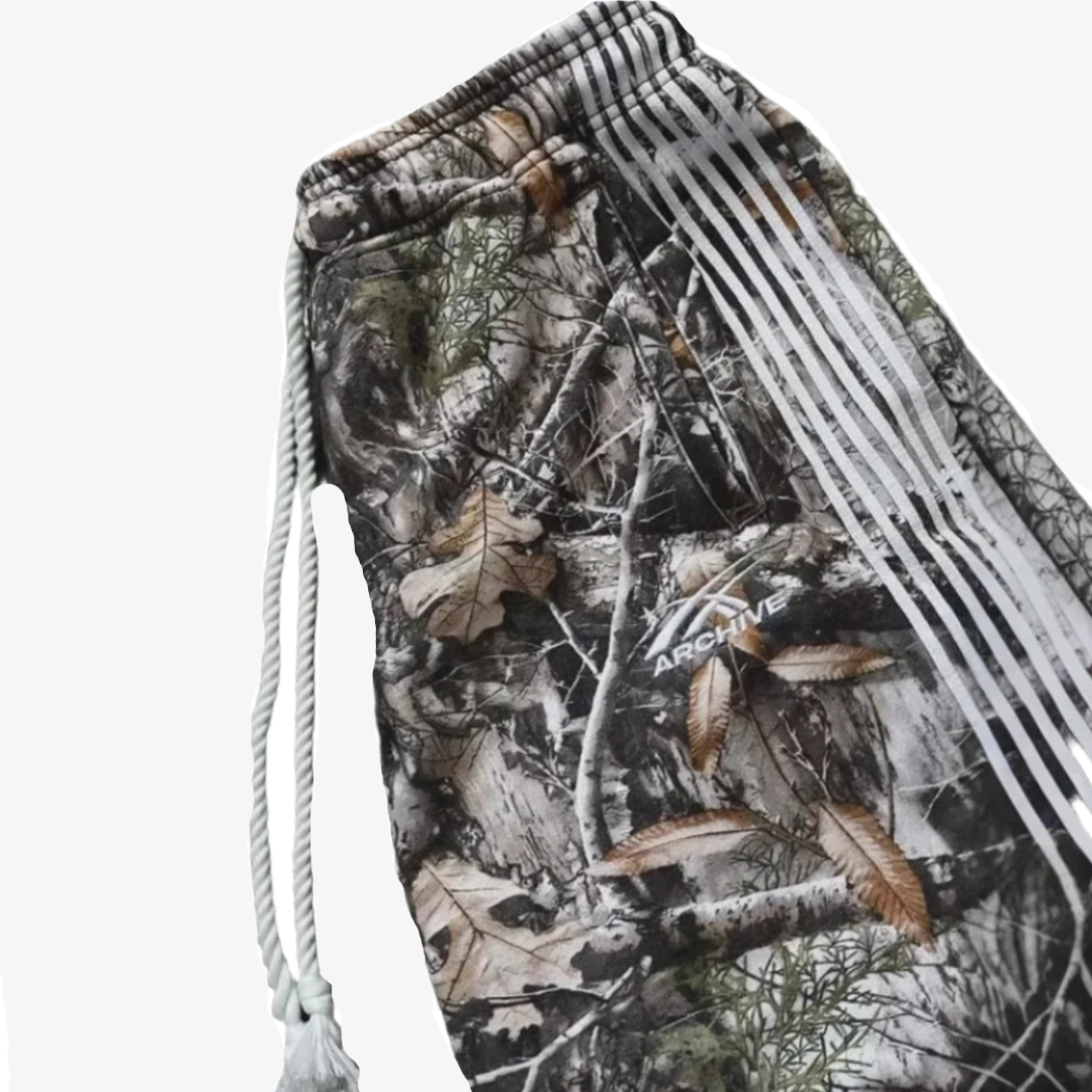 Camouflage Striped Sweatpants