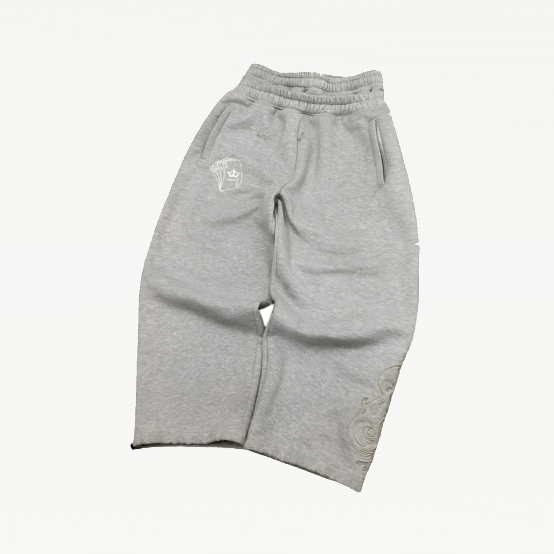 Poker Double Waist Sweatpants