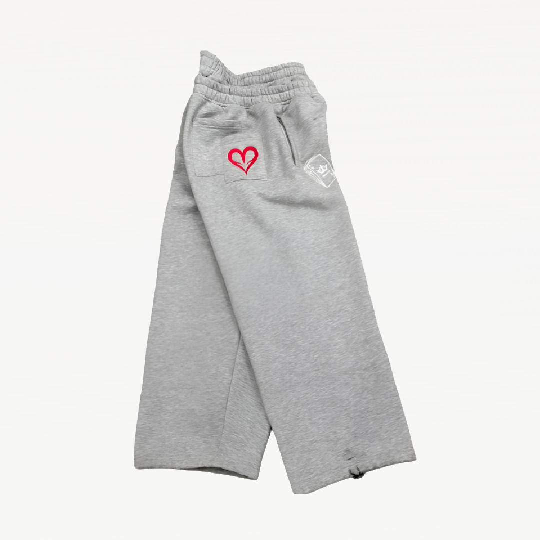 Poker Double Waist Sweatpants
