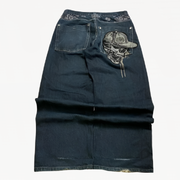 Skull Baggy Jeans