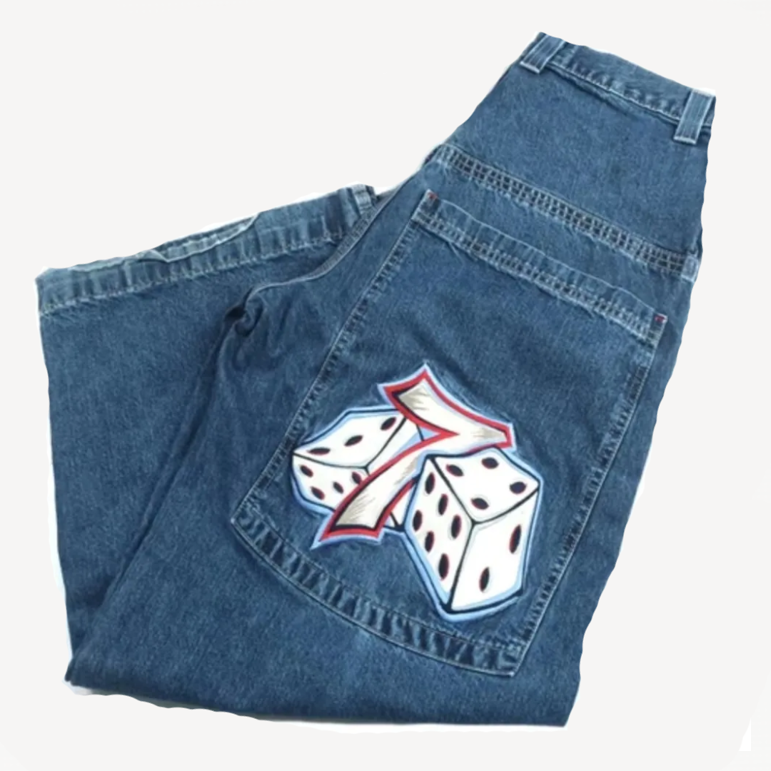 DORRES© 7 Dice Baggy Jeans