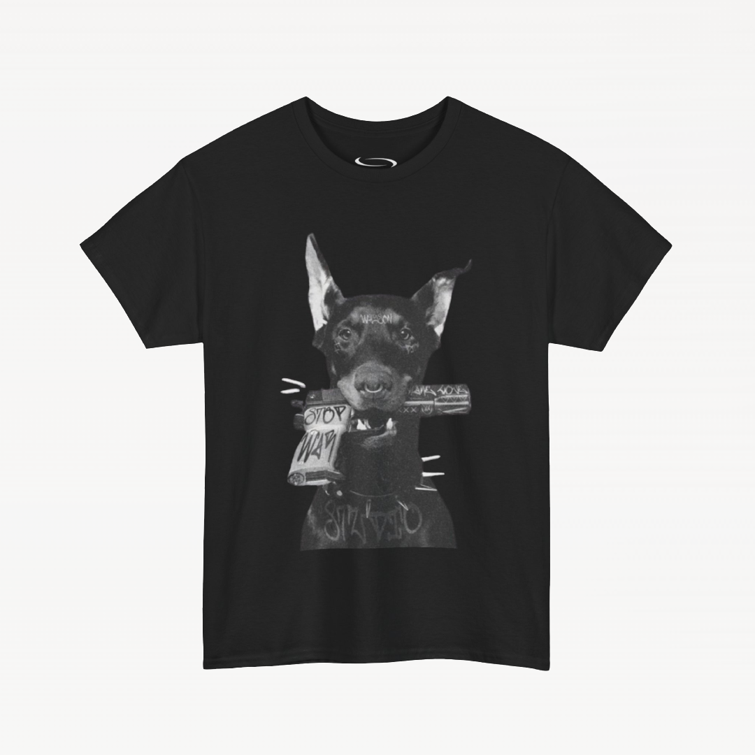 DORRES© Dobermann with a Gun Tee