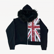 UK Warm Zip Up Hoodie