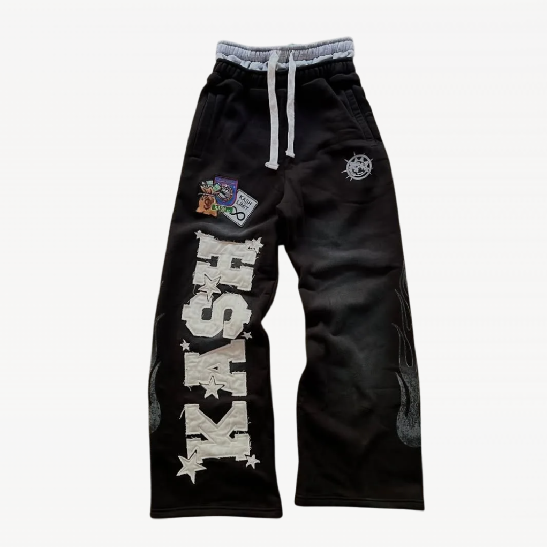 KASH Double Waist Sweatpants