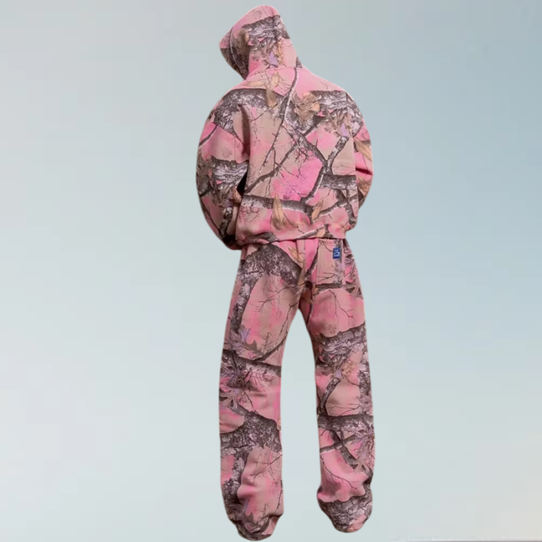 Pink Camouflage Hoodie